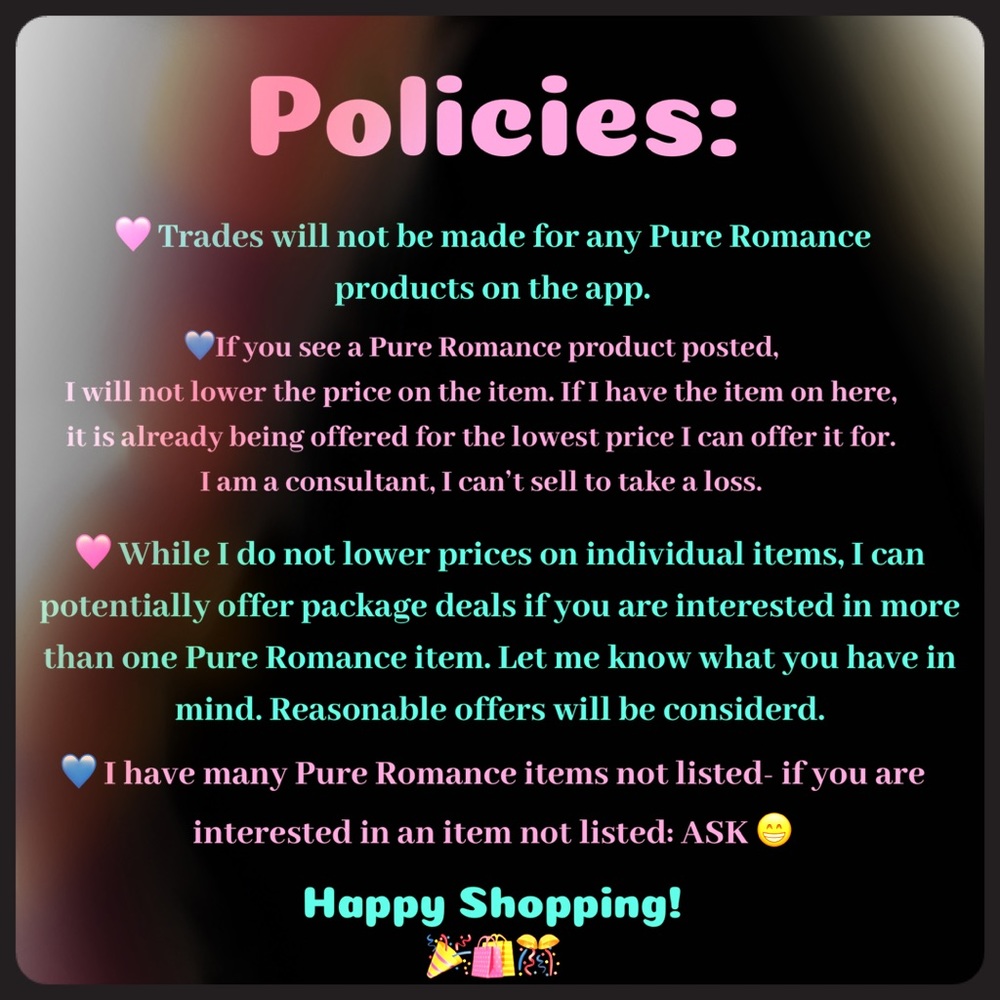 My basic polices!